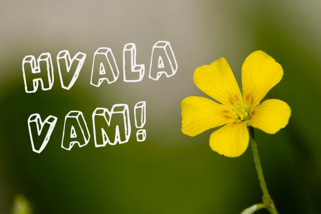 Hvala donatorima!