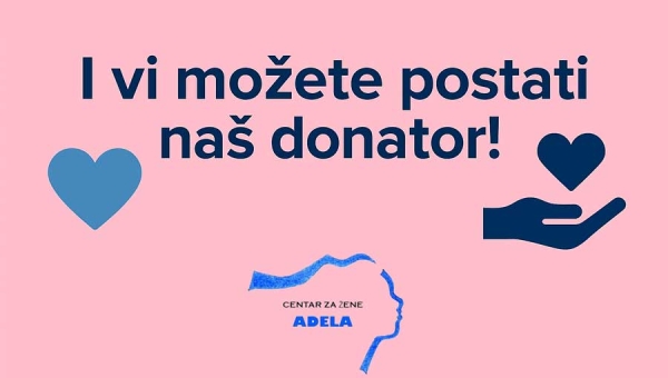 I vi možete postati naš donator